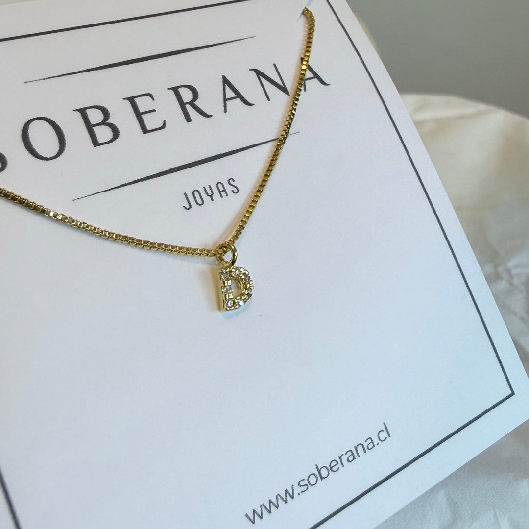 Collar Letra Mini