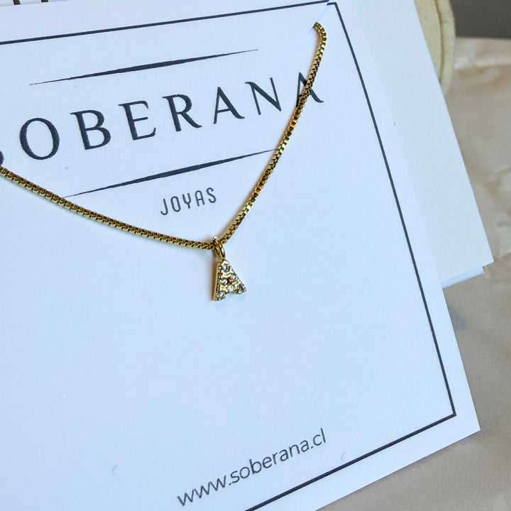 Collar Letra Mini