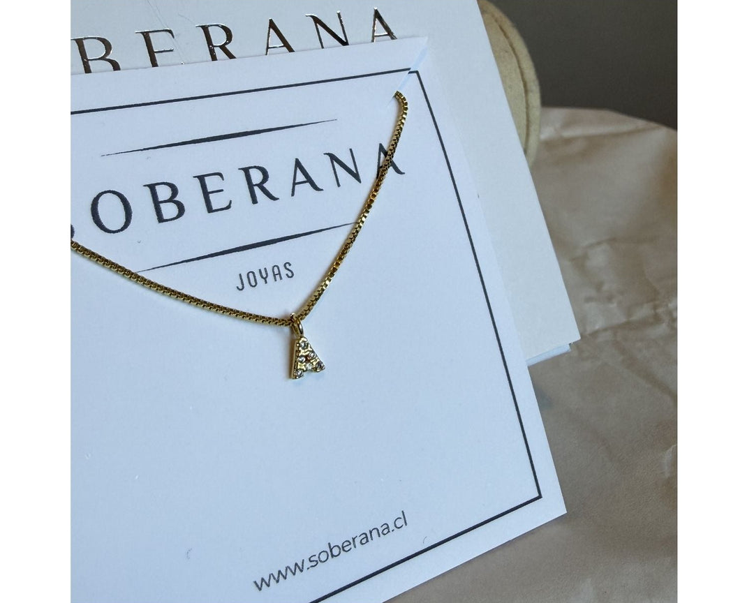 Collar Letra Mini