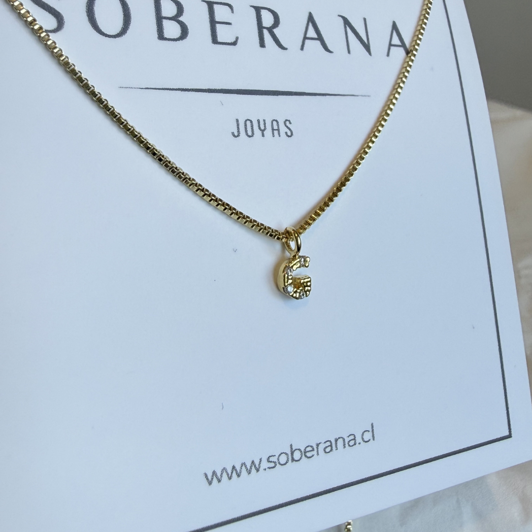 Collar Letra Mini