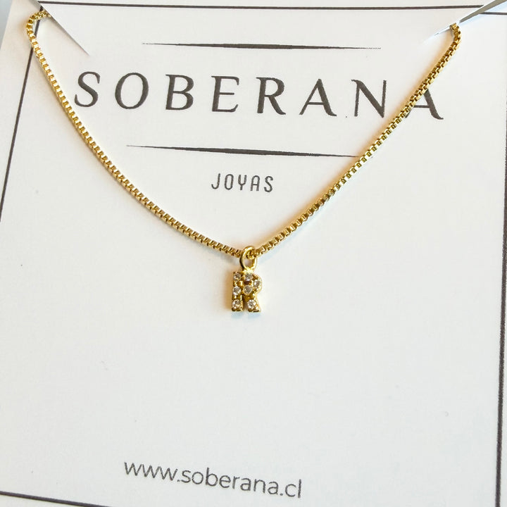 Collar Letra Mini