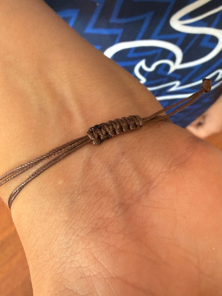 Pulsera Plata Italiana Cruz Hombre Cuero