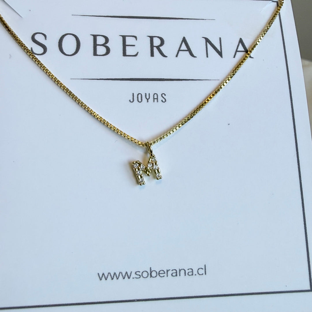 Collar Letra Mini
