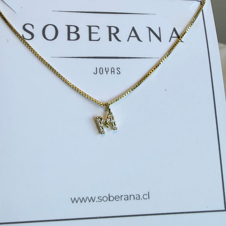 Collar Letra Mini