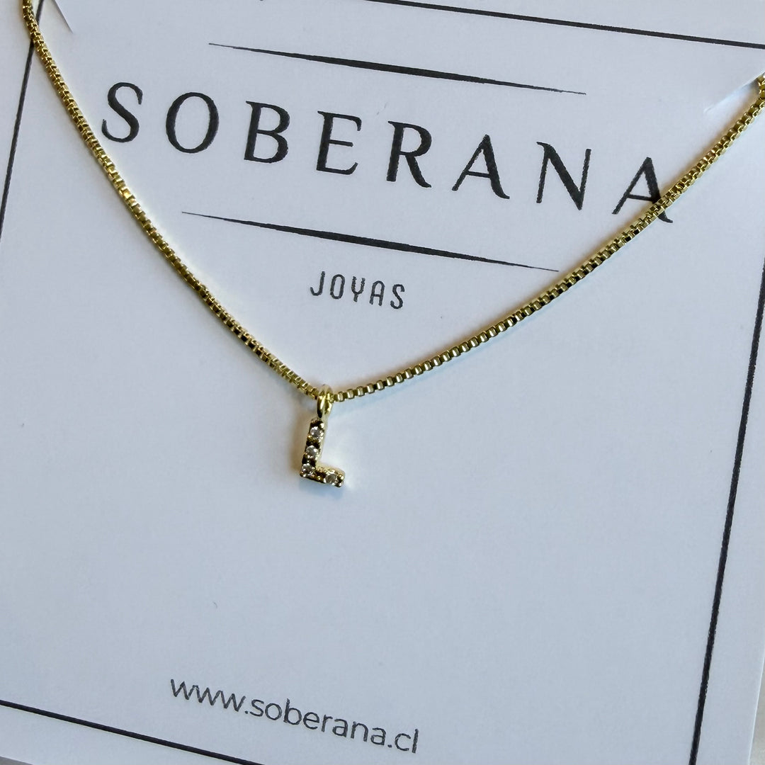 Collar Letra Mini