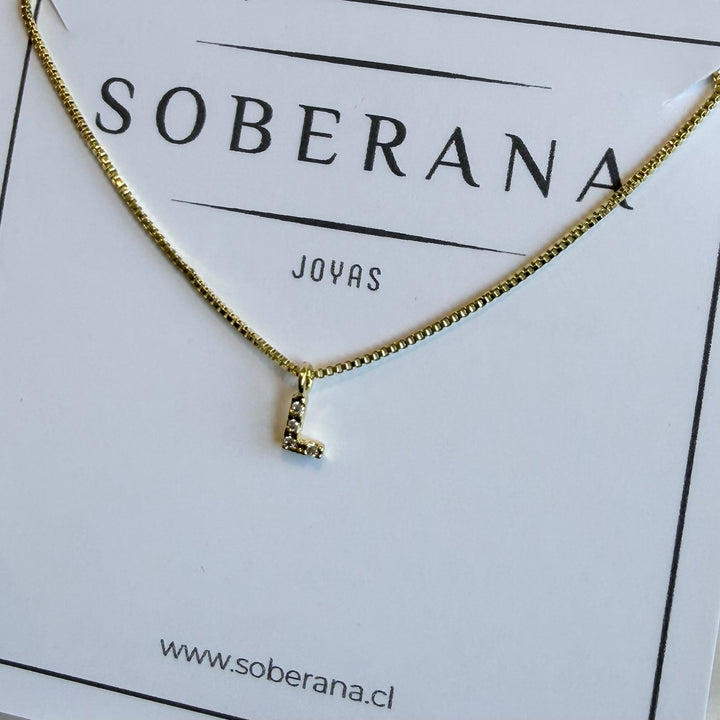 Collar Letra Mini