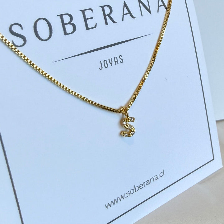 Collar Letra Mini