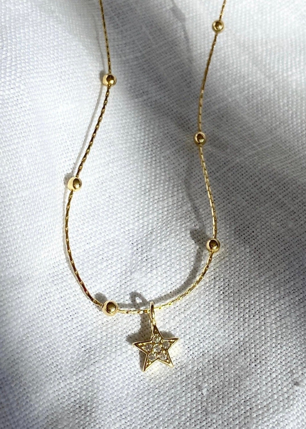 Collar Circon-Star Gold
