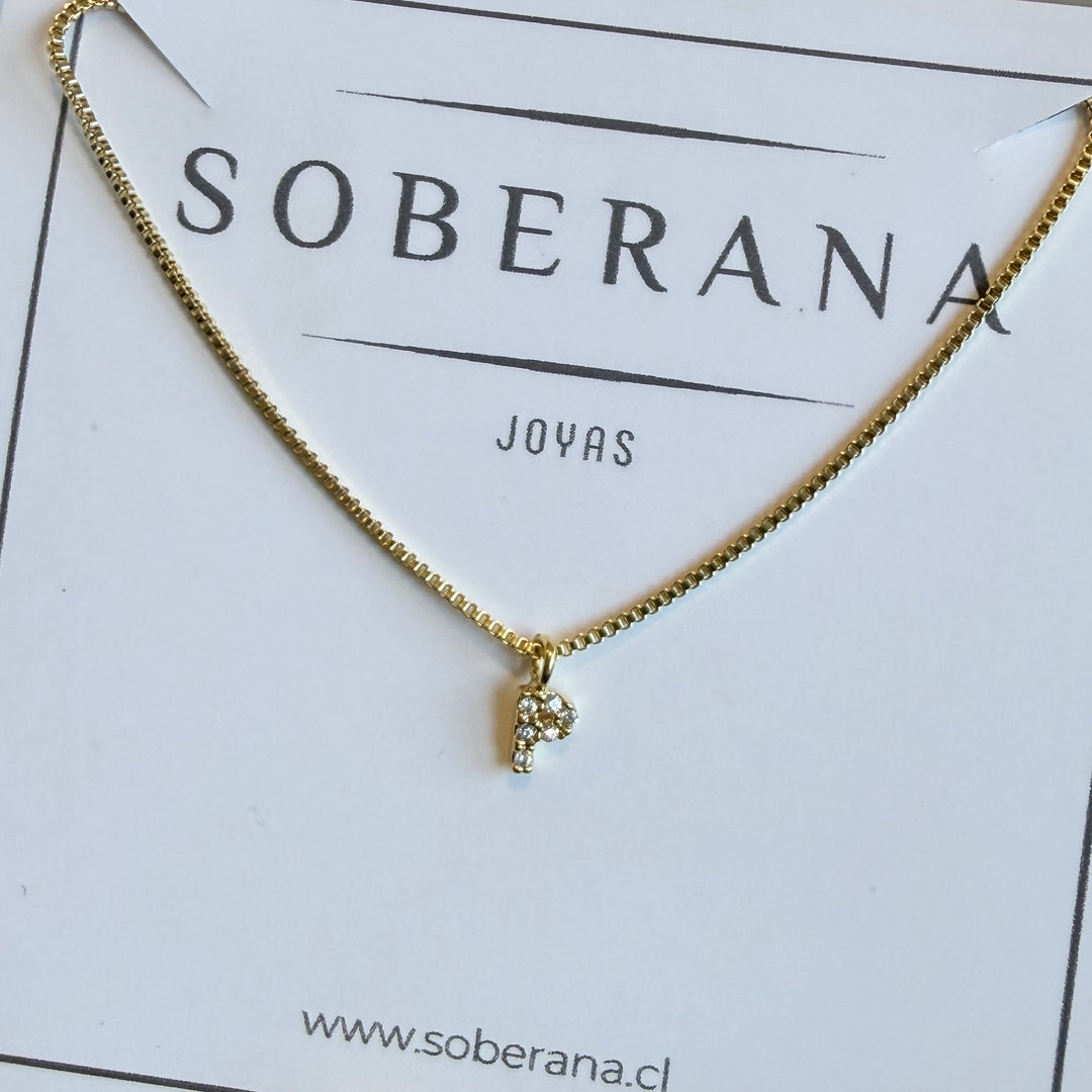 Collar Letra Mini