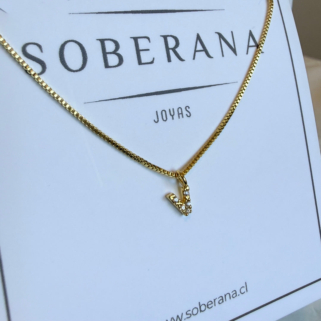 Collar Letra Mini