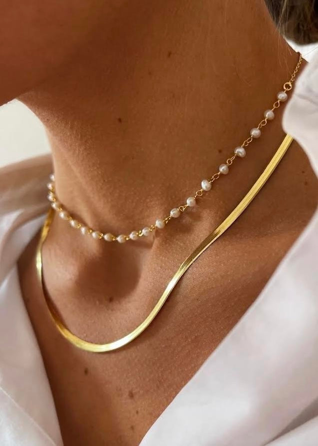 Collar Perlitas Gold