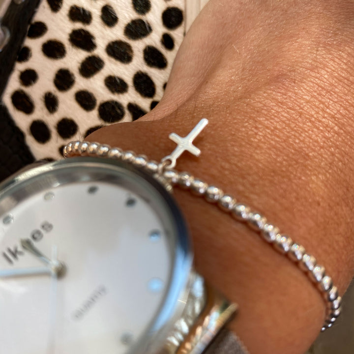 Pulsera Roundmost Cross Silver